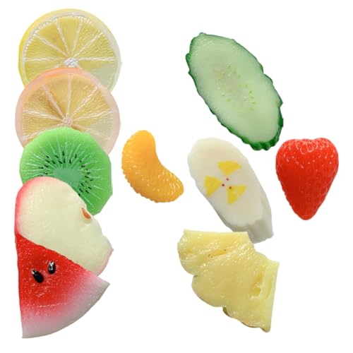 MERRYHAPY 10stücke Krokodilhaarspangen Für Damen Kleine Haarnadel Süße Haarspangen Im Frucht-look Modische Haarspangen Für Mädchen Ästhetische Haarschmuck Für Geburtstag Und Alltag von MERRYHAPY