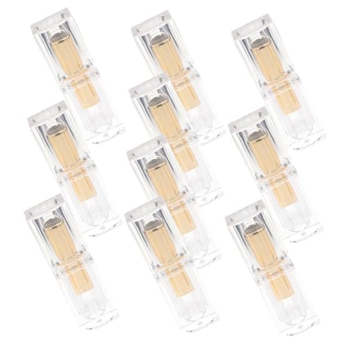 MERRYHAPY 10stücke Leere Lippenstifthülsen Leer Lip Gloss Rohre Nachfüllbar Diy Kosmetische Behälter Aus Kunststoff von MERRYHAPY