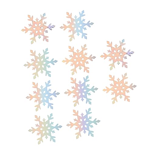 MERRYHAPY 10stücke Schneeflocken Patches Diy Junge Mädchen Haarnadel Kleidung Zubehör Bastelmaterial Form Für Kostüme Taschen Und Handarbeiten von MERRYHAPY