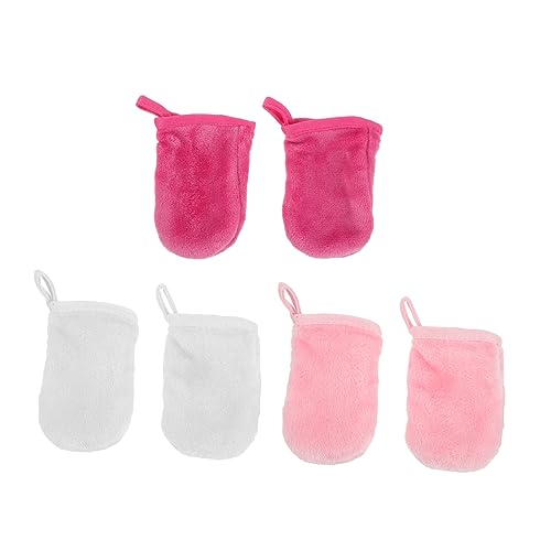 MERRYHAPY 12 Stk Handschuhe Waschen Mikrofaser-reinigungstücher Reisehandtuch Aus Mikrofaser Gesichtsreinigungshandschuhe Waschbare Make-up-pads Make-up-reinigungstuch Handtücher Feine Faser von MERRYHAPY