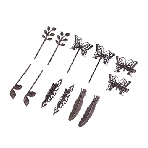 MERRYHAPY 12st Haarspangen Für Damen Haarschmuck Für Damenclips Haarspangen Für Frauen Retro-haarnadel Haarspange Für Mädchen Blatt Haarspange Frauen Haarnadel Fräulein Palast Kopfbedeckung von MERRYHAPY