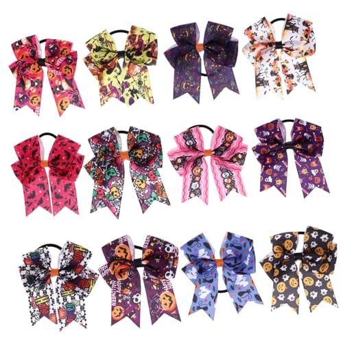 MERRYHAPY Halloween-Haarfliegen 12-teiliges Set für Mädchen elastische Schleife Pferdeschwanzhalter Haar-Accessoires Schleifenclip für Party Geburtstag Schule MERRYHAPY Halloween-Haarfliegen 12-teiliges Set für Mädchen elastische Schleife Pferdeschwanzhalter Haar-Accessoires Schleifenclip für Party Geburtstag Schule von MERRYHAPY