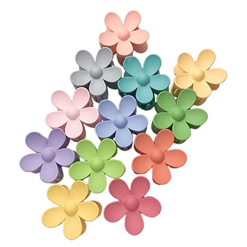 MERRYHAPY 12 Stück Verschleißfeste Haarspangen Blumenform Haarklammern Tragbare Haarspangen Täglicher Vorrat Für Frauen Und Mädchen von MERRYHAPY