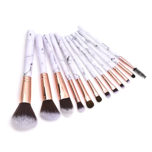 MERRYHAPY 12 Teiliges Make Up Pinsel Set Make Up Pinsel Für Damen Kosmetikpinsel Set Puderpinsel von MERRYHAPY