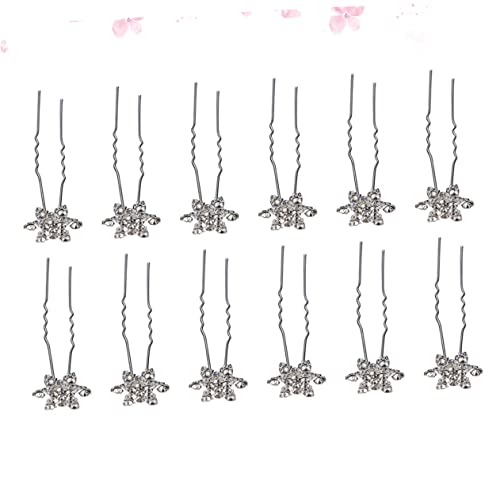 MERRYHAPY 12stücke Wasserfall Design Haarnadeln Elegante Haarschmuck-accessoires Für Bräute Und Frauen Für Hochzeiten Und Besondere Anlässe Weiß von MERRYHAPY