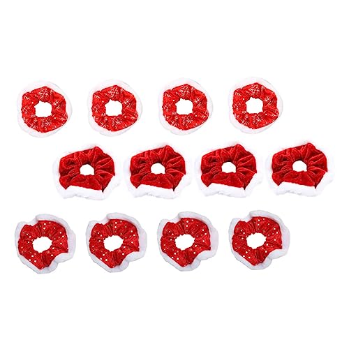 MERRYHAPY Elegantes Weihnachts-haar-accessoire-set Für Mädchen 12-teilig Haargummis Kopfschmuck Haarseil Weihnachts-stirnband Für Partys von MERRYHAPY