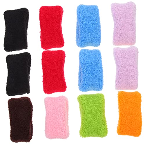 MERRYHAPY Elastische Haarbänder für Mädchen Haarseile Pferdeschwanzhalter Donut-Haargummis Dutt-Haargummis 12er-Set Haar-Accessoires für Frauen von MERRYHAPY