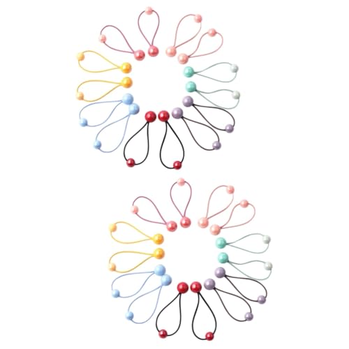 MERRYHAPY 14paare Bunte Haargummis Für Mädchen Und Frauen Elastische Haargummis Für Zopf Und Duttfrisuren Für Junge Mädchen Und Kleinkinder Vielseitige Haaraccessoires Für Jeden Anlass von MERRYHAPY