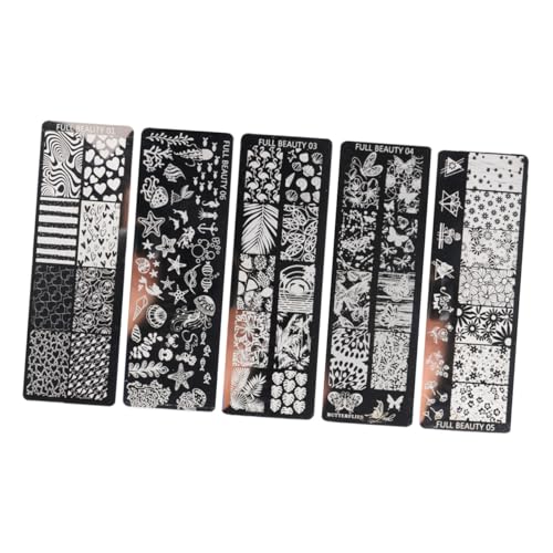 MERRYHAPY 15 Stk Nageltransferdruckplatte Nagellack-stempel Altmodischer Bausatz Stempelset Nagellack Nail Art Stempel Schablonen Maniküre-kits Nagel-kit Nail-art-kit Rostfreier Stahl MERRYHAPY 15 Stk Nageltransferdruckplatte Nagellack-stempel Altmodischer Bausatz Stempelset Nagellack Nail Art Stempel Schablonen Maniküre-kits Nagel-kit Nail-art-kit Rostfreier Stahl von MERRYHAPY