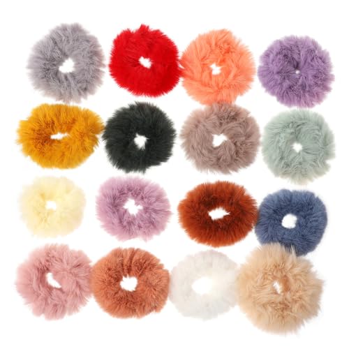 MERRYHAPY 16stücke Damen Haar Seil Frauen Haarreifen Haargummis Haarschmuck Pferdeschwanzhalter Leicht Und Angenehm Zu Tragen Langlebiges Material von MERRYHAPY