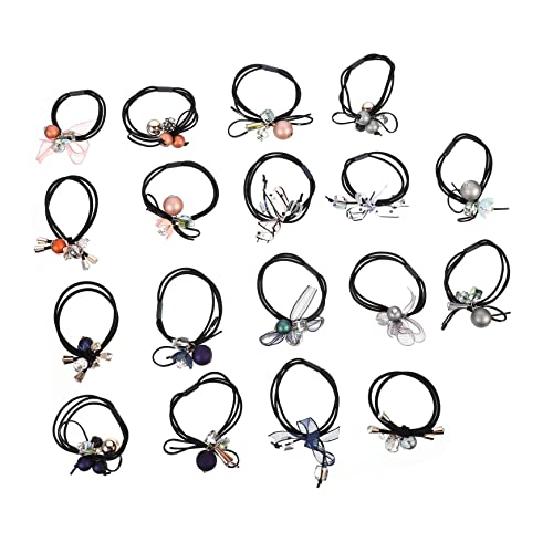 MERRYHAPY 18stücke Haar Ringe Pferdeschwanz Haar Seile Leichte Gummibänder Elastische Haaraccessoires Für Frauen von MERRYHAPY