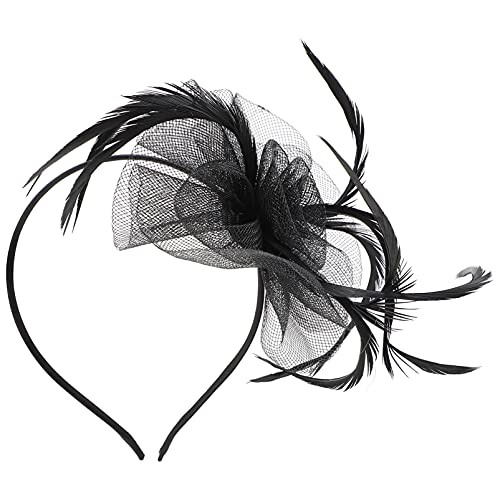 MERRYHAPY Kopfschmuck Fascinator Hut Mesh Haar-accessoire Für Braut Foto Stirnband von MERRYHAPY