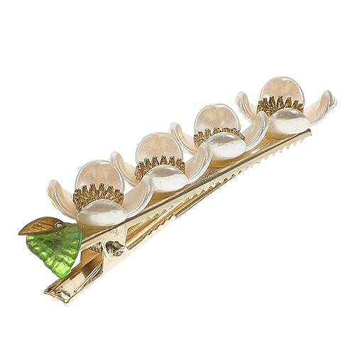MERRYHAPY Blumen Haarspange Mit Strasssteinen Und Muscheln Dekorative Haarklammer Für Damen Und Mädchen von MERRYHAPY