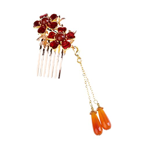 MERRYHAPY Haarkamm Damen Kopfschmuck Tuck Comb Haarnadel Mädchen Haar Accessoire Retro Design Filigrane Verarbeitung Bräute Brautjungfern von MERRYHAPY