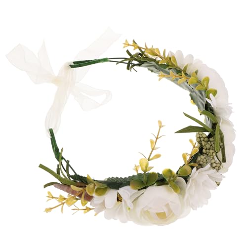 MERRYHAPY Rose Garland Blume Stirnband Braut Kopfbedeckungen Für Party Foto Cosplay Maskerade von MERRYHAPY