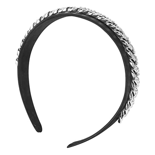 MERRYHAPY 1pc Frauen Haar Braut Hochzeit Stirnband Haar Band Mädchen Haar Dekoration Metall Kette Design Strass Mode Stirnband Für Mädchen von MERRYHAPY