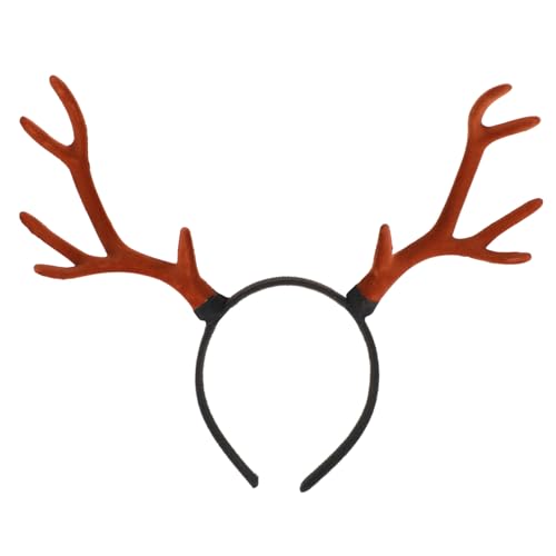 MERRYHAPY 1stück Weihnachtsgeweih Haarreif Lustiger Antler Kopfschmuck Für Weihnachten Party Und Cosplay Accessoire Für Festliche Anlässe Braun Und Dekorativ von MERRYHAPY
