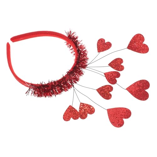 MERRYHAPY Herzförmige Kopfreifen Valentinstags-kopfbedeckung Zartes Stirnband Party-kopfschmuck Valentinstags-haarschmuck von MERRYHAPY