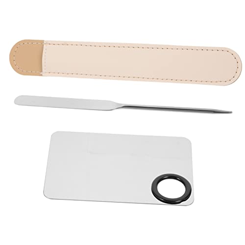 MERRYHAPY 1satz Kosmetikpalette Mit Spachtel Für Make-up Nagelkunst Lidschatten Und Foundation Edelstahl Einfach Zu Reinigen Mischen Von Farben Und Texturen von MERRYHAPY