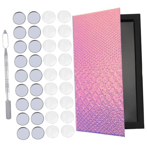 MERRYHAPY 1satz Magnetische Augenmakeup Mischplatte Mit Spatel Für Lidschatten Und Lippenstift Tragbare Kosmetik Für Unterwegs Und Reise von MERRYHAPY