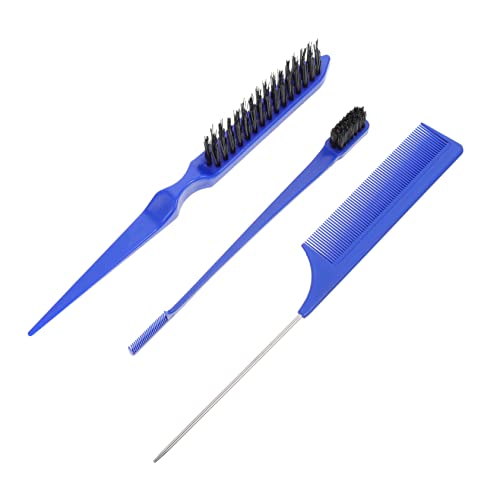MERRYHAPY 1satz Pin Tail Kamm Set Wiederverwendbares Haarstyling-tool Für Friseure Haardetangler Und Bürste Für Männer Und Für Professionelles Styling Und Diy-anwendungen Blau von MERRYHAPY