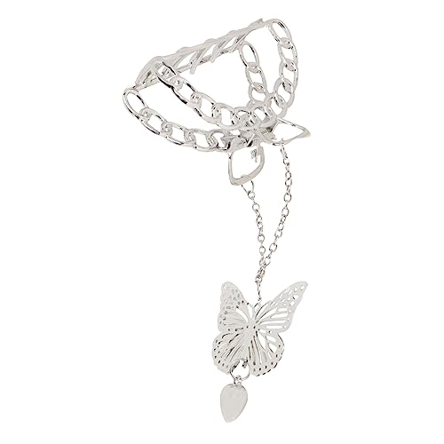 MERRYHAPY 1stück Metall-haarklammer Mit Kette Geometrische Hohle Haarspange Für Damen Haaraccessoire Silber Für Hochzeiten Und Besondere Anlässe MERRYHAPY 1stück Metall-haarklammer Mit Kette Geometrische Hohle Haarspange Für Damen Haaraccessoire Silber Für Hochzeiten Und Besondere Anlässe von MERRYHAPY
