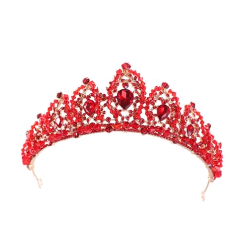 MERRYHAPY Krone Für Damen Dekorative Hochzeitskrone Tiara Aus Langlebigem Material Geeignet Für Mädchen Bei Banketten Und Partys von MERRYHAPY