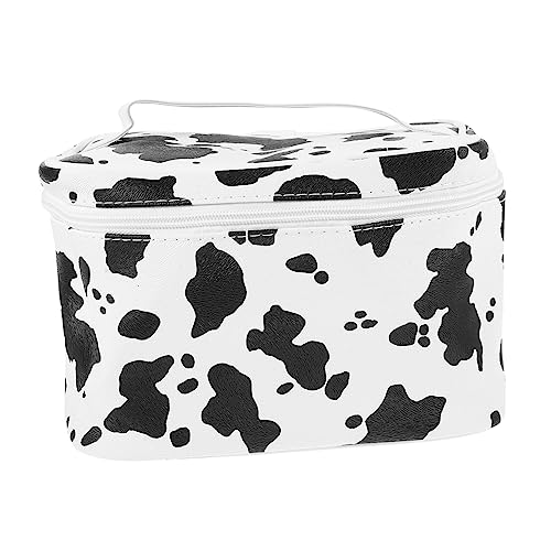MERRYHAPY 1stück wasserdichte Make-up Tasche Im Kuhdesign Tragbare Kosmetiktasche Mit Großem Für Und Alltag Für Damen Und Mädchen MERRYHAPY 1stück wasserdichte Make-up Tasche Im Kuhdesign Tragbare Kosmetiktasche Mit Großem Für Und Alltag Für Damen Und Mädchen von MERRYHAPY