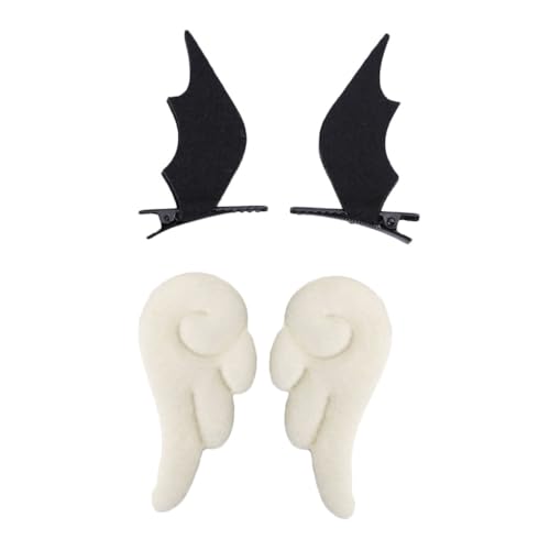 MERRYHAPY Engelsflügel Haarspangen Für Mädchen Flügel-haarnadeln Satz Umweltfreundlicher Kopfschmuck Ohne Klemmen Passend Zu Anlässen von MERRYHAPY