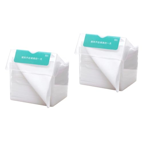 MERRYHAPY 2 Packungen Abschminktücher nicht klebend chirurgische Mullauflagen Gesichtstuch Antihaft-Verband Vliesstoff abschminken makeup remover handtücher abnehmbare Gesichtstücher Weiß von MERRYHAPY
