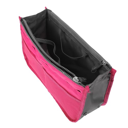 MERRYHAPY 2 STK Handtaschenfutter Rucksack Mit Mehreren Taschen Reisekosmetiktaschen Für Damen Mini-Handtasche Reiseset Für Männer Mini-reiserucksack Herren-geldbörse Reisetasche Nylon Rosy von MERRYHAPY