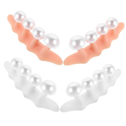 MERRYHAPY 2 Sätze Silikon Zehenspreizer Pediküre Weiche Zehentrenner Ergonomisch Rutschfest Reusable Nagelkunst Zubehör für Frauen und Männer MERRYHAPY 2 Sätze Silikon Zehenspreizer Pediküre Weiche Zehentrenner Ergonomisch Rutschfest Reusable Nagelkunst Zubehör für Frauen und Männer von MERRYHAPY