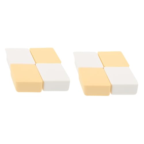MERRYHAPY 2 Sets Make-up-schwämme Zum Verblenden Gesichtspads für Damen Schwamm-mixer Foundation-puff-pad Make-up-tools für Das Gesicht 4 Stück von MERRYHAPY