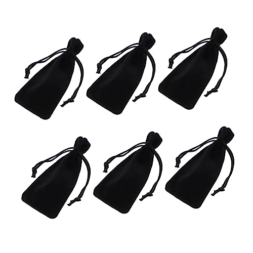 MERRYHAPY 12stücke Lippenstift Aufbewahrungstasche Schwarze Schmuckbeutel Für Frauen Für Lippenstifte Schmuck Und Kleine Parfums Für Reisen Und Alltag von MERRYHAPY