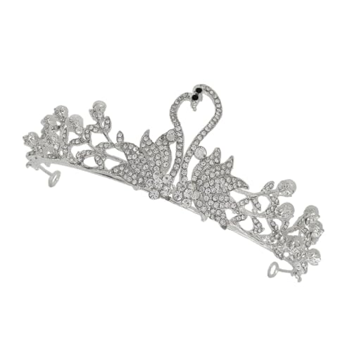 MERRYHAPY 2stücke Silberne Kinderkrone Haarschmuck Kreative Haardekoration Für Mädchen Mit Eleganten Strasssteinen Für Geburtstagsfeiern Und Besondere Anlässe von MERRYHAPY
