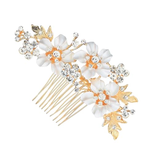 MERRYHAPY 2 Stücke Strass Hochzeit Haar Kamm Braut Haar Seite Kamm Blume Design Für Hochzeit Prom Cosplay von MERRYHAPY