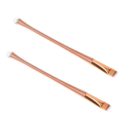 MERRYHAPY 2 Stück Augenbrauen Eyeliner Make-up Pinsel Satz Glattes Griffdesign Für Augen-make-up Zubehör von MERRYHAPY