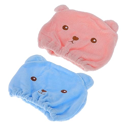 MERRYHAPY 2stücke Haar Trockenen Wraps Saugfähigen Haar Trockenen Handtücher Trockene Haarhüte Trockene Duschhauben von MERRYHAPY