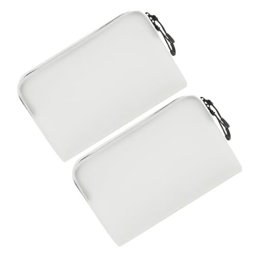 MERRYHAPY 2stücke Reißverschlusstasche Für Damen Schminktasche Mit Großem Fassungsvermögen Organizer-Tasche Für Reisen Aufbewahrungstasche Aus Folienmaterial Kulturbeutel Mit von MERRYHAPY