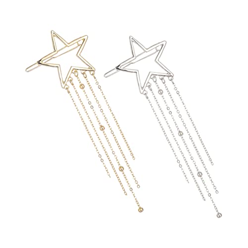 MERRYHAPY 2stücke Haarspangen Mit Eleganten Quasten Für Damen Und Mädchen Stilvolle Haarschmuck Accessoires Für Besondere Anlässe Und Alltag von MERRYHAPY