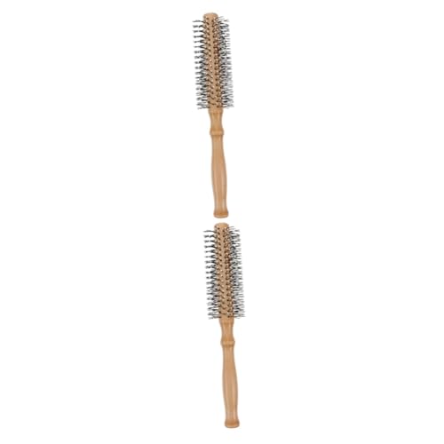 MERRYHAPY 2 Stück Runde Haarkamm-stylingbürste Aus Holz Für Frauen Zum Entwirren Von Lockigem Haar MERRYHAPY 2 Stück Runde Haarkamm-stylingbürste Aus Holz Für Frauen Zum Entwirren Von Lockigem Haar von MERRYHAPY