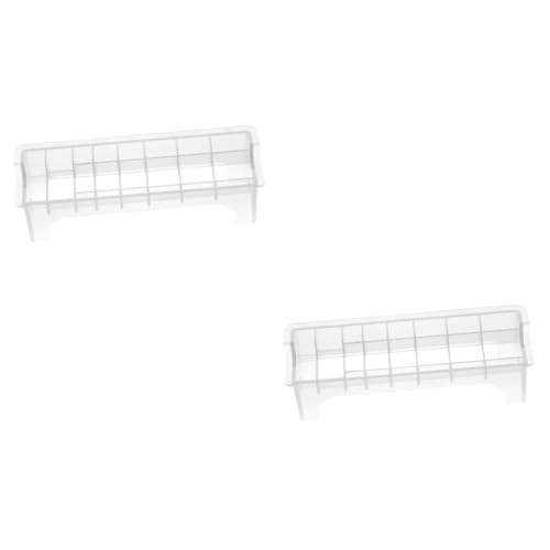 MERRYHAPY 2 Stücke 8 Clipper Kamm Organizer Box 8 Grid Guide Kamm Box Lagerung Container Für Trimmer Guides von MERRYHAPY