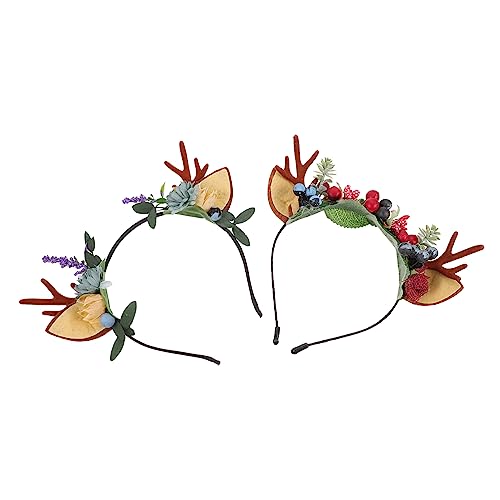 MERRYHAPY Elch-stirnband Weihnachten Für Kinder Festival-haarschmuck Kopfschmuck Haarreifen Bezaubernd Langlebig von MERRYHAPY
