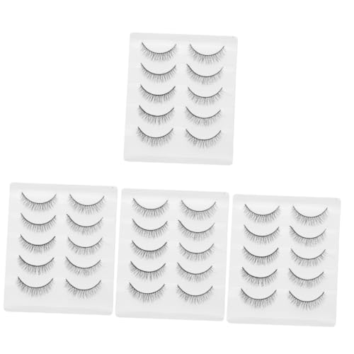 MERRYHAPY 20paare False Eyelashes Für Frauen Natürliche Kurze Handgefertigte Wimpern Für Persönlichen Oder Professionellen Gebrauch Für Hochzeiten Fotoshootings Und Alltag von MERRYHAPY
