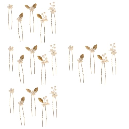MERRYHAPY 4 Sets Retro Blumen Haarnadeln Braut Haarschmuck Hochzeit Haarnadel Set Für Frauen 5 Stück * 4 von MERRYHAPY