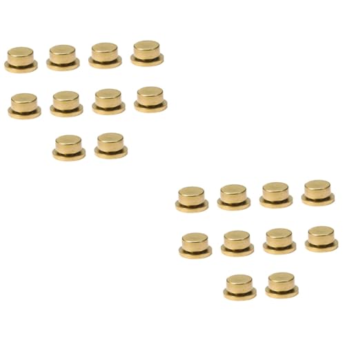 MERRYHAPY 20 Stk Nail Art Rotationsachse Nailart-Kristallperlen Nagel Maniküre Schmuck 3D-Nailart-Aufkleber geldschrank gelnägel vielseitiges Nagelzubehör Frauen versorgen Kupfer Golden von MERRYHAPY