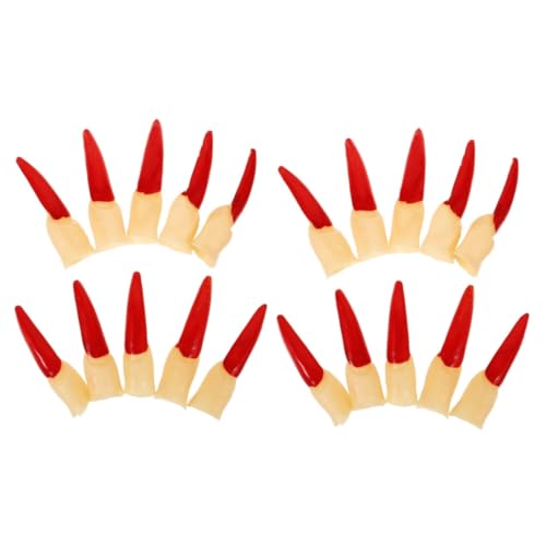 MERRYHAPY 20stücke Wiederverwendbare Gruselige Hexenfinger Realistische Halloween Requisiten Für Partys Cosplay Und Horrordekoration Für Schaurige Themenveranstaltungen von MERRYHAPY
