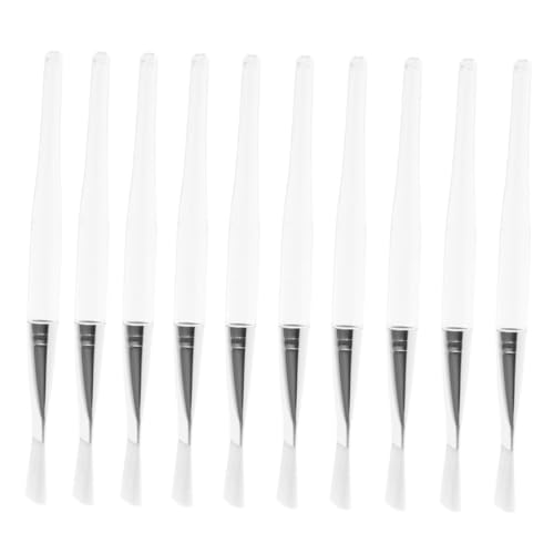 MERRYHAPY 20 Stück Teiliges Pinsel mit Transparentem Kristallgriff Nylonborsten Weiche Make up Pinsel für Frauen Professionelle und Private Anwendung Langlebig und Komfortabel von MERRYHAPY