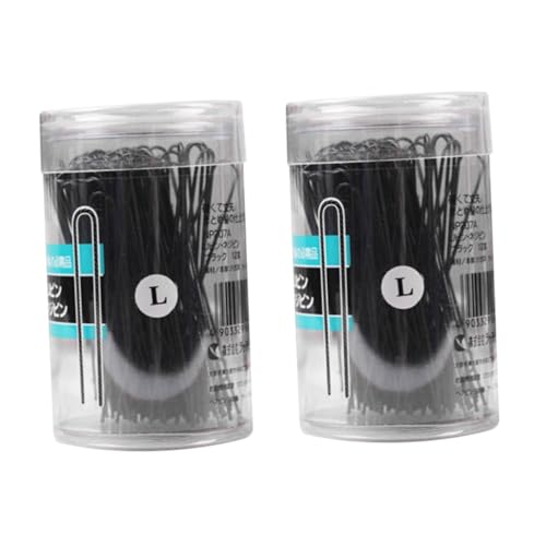 MERRYHAPY 200 Stk du Haarnadel Brötchen Haarnadeln Hochsteckfrisur Haarschmuck Haarvolumen-Clip Haarspangen für Damen Frauenhaar Klammer Hochsteckfrisur Haarnadel Bobby-Haarnadeln Black von MERRYHAPY