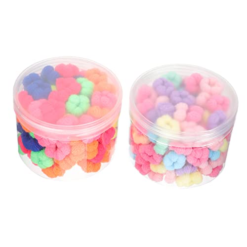 MERRYHAPY 200 Stück Candy Elastics Haargummis Baby Haargummis für Mädchen Kleinkinder Haarbänder Nahtlose Pferdeschwanzhalter Bequeme elastische Haarbänder Rutschfest Keine Beschädigungen von MERRYHAPY